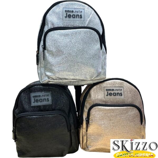 mini zaino tempo libero tintaunita jeans lurex 2024/2025