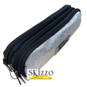 astuccio bustina 3 zip tintaunita jeans lurex 2024/2025