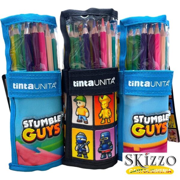 astuccio arrotolabile rotolo pastelli tintaunita stumble guys 2024/2025