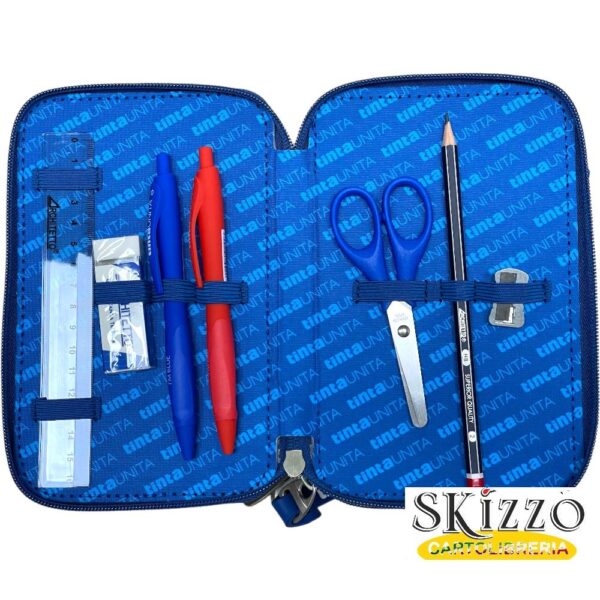 astuccio 3 zip tintaunita novità 2024/2025 jeans flower