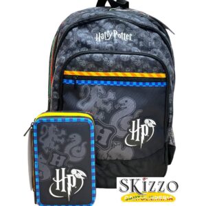 zaino ed astuccio 3 zip harry potter seven 2024/2025