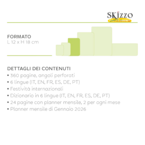 agenda medium giornaliera 2025 legami