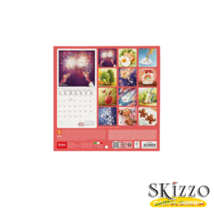 calendario da parete 18x18 2025 legami