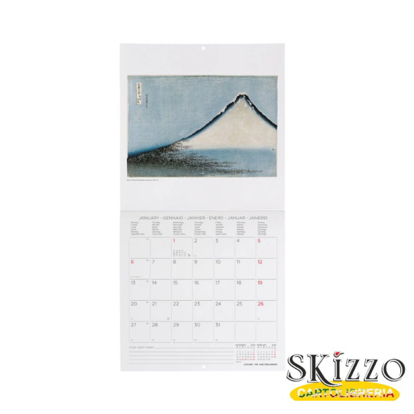 calendario da parete 18x18 2025 legami