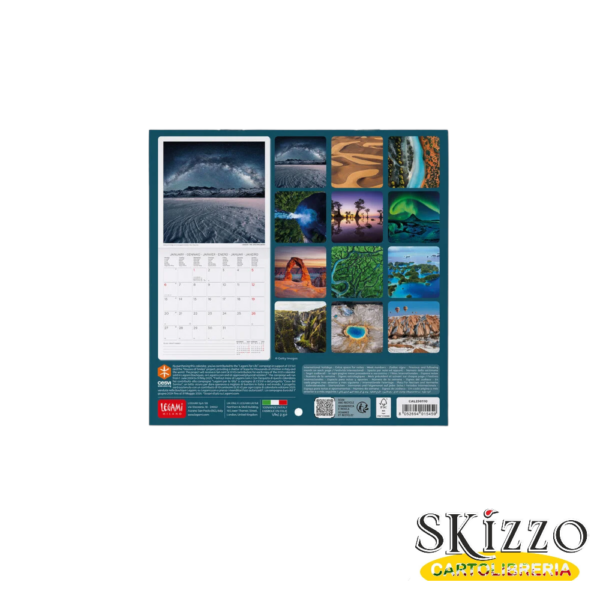 calendario da parete 18x18 2025 legami