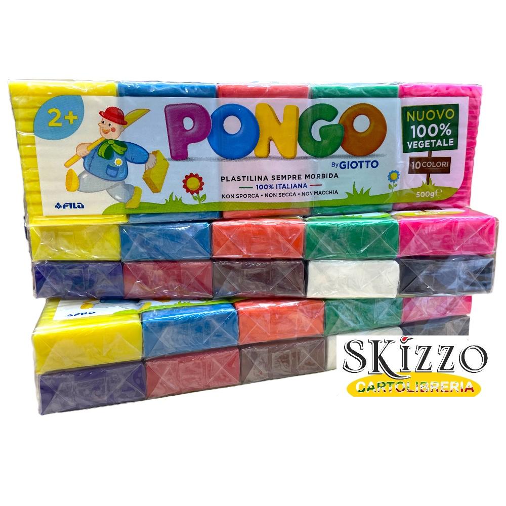 pasta da modellare 10 colori pongo fila giotto