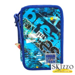 astuccio 3 zip tintaunita 2024/2025 teen boy