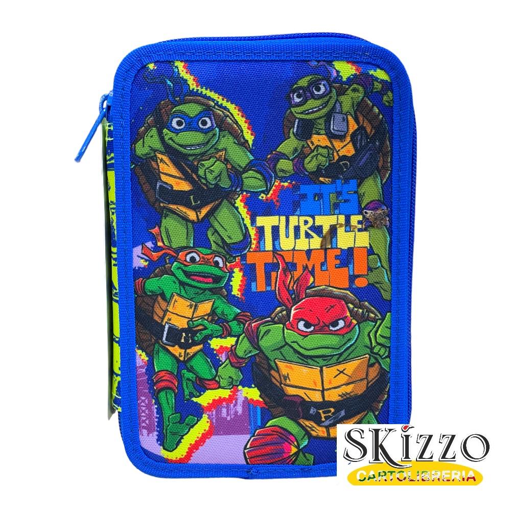 astuccio 3 zip tartarughe ninja giochi preziosi