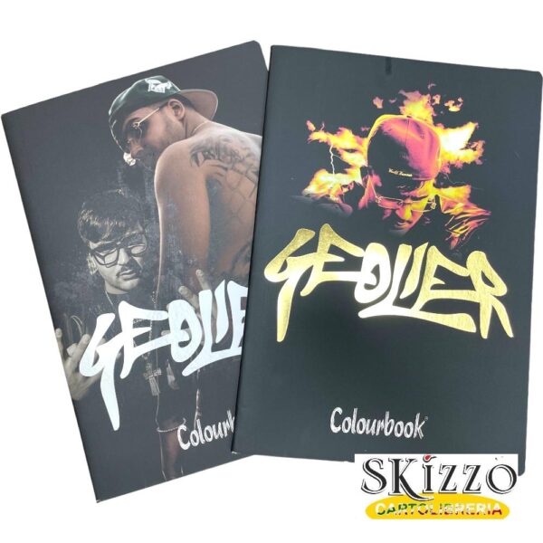 maxi quaderno a4 geolier colourbook