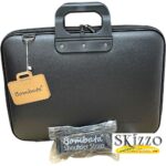 borsa portapc bombata classic all black 15 pollici