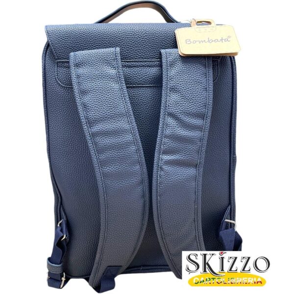 zaino portapc ecopelle berlin bombata blu