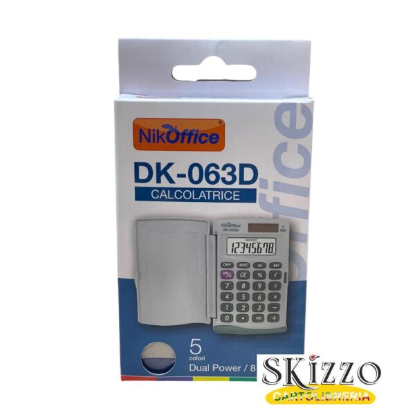 calcolatrice tascabile nikoffice dk-063d