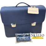 borsa portapc madrid bombata blu