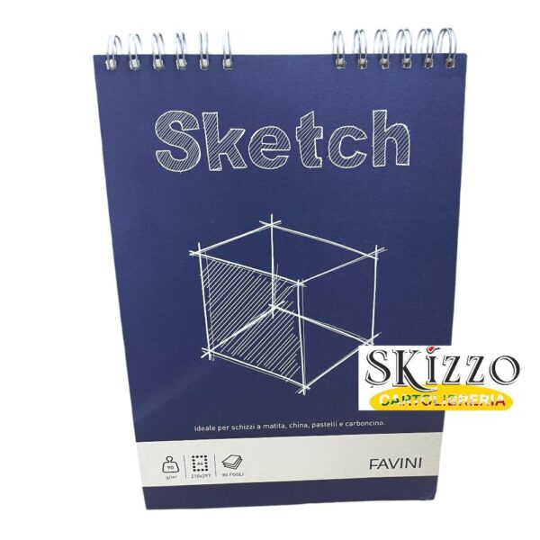 sketchbook a4 spiralato favini