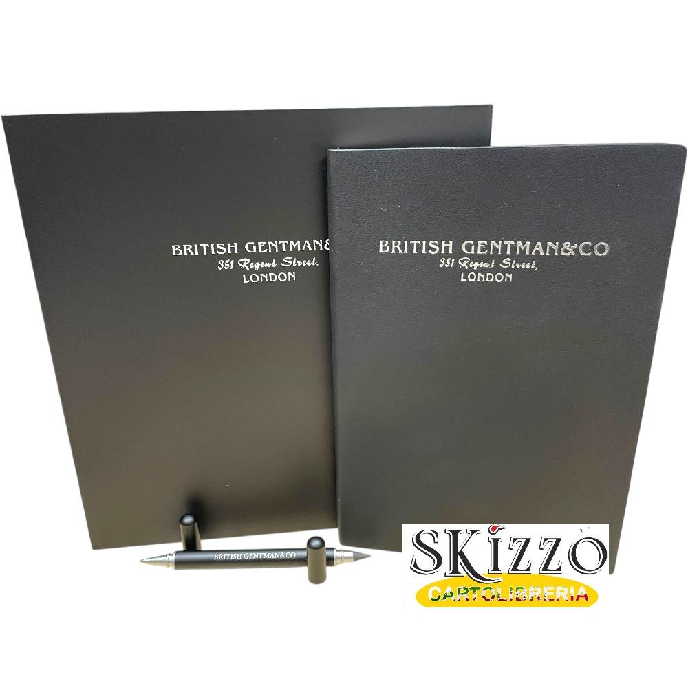 cofanetto gift set british gentmal&co notebook e penna matita infinita maricart