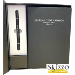 cofanetto gift set british gentmal&co notebook e penna matita infinita maricart