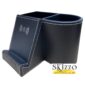 portapenne da scrivania in ecopelle con rirarica wireless british gentman&co maricart 75247