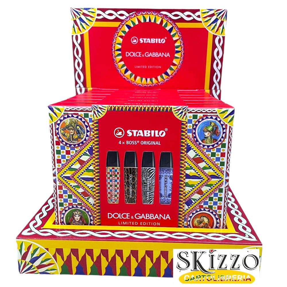set evidenziatori d&g dolce e gabbana stabilo