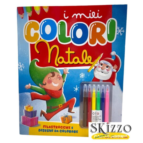 i miei colori natale libro da colorare con filastrocche i miei colori natale raffaello