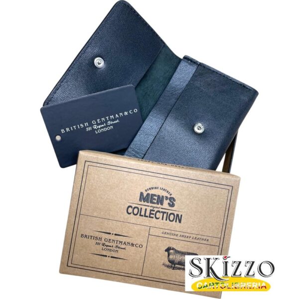 portacard e tessere uomo pelle british gentman&co 75278