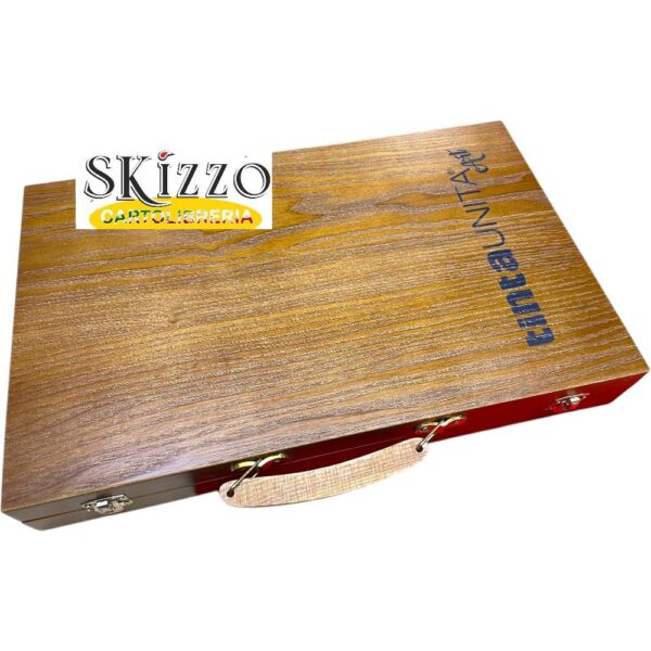 valigetta legno 72 pastelli tintaunita 61788