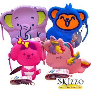 borsetta silicone tintaunita zoo winter 61798