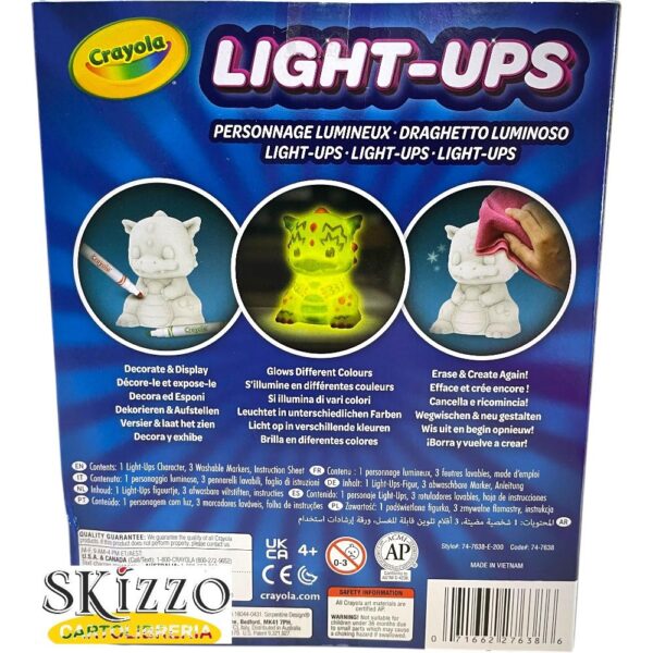 light-ups crayola da colorare si illumina