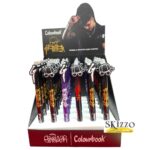 penna a sfera con topper geolier colourbook