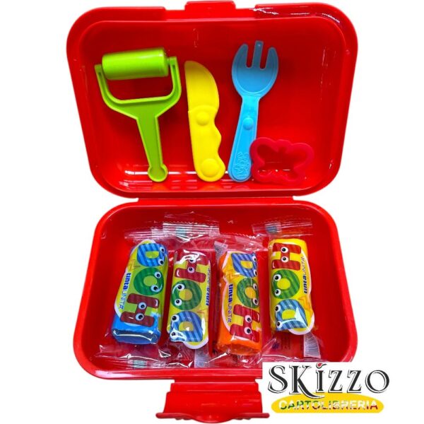 porta merenda tintaunita kids con plastilina doh 61776