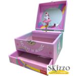 carillon portagioie music box legami unicorno