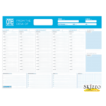 planner planning a3 settimanale one color blasetti
