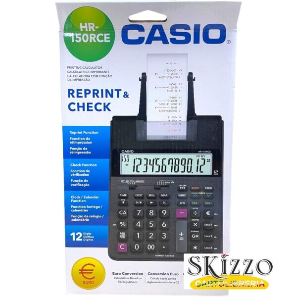 calcolatrice scrivente da ufficio casio hr-150rce