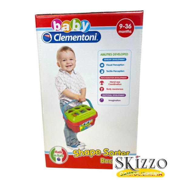secchiello forme e colori baby clementoni