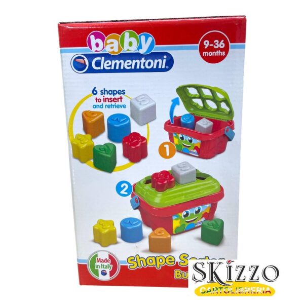 secchiello forme e colori baby clementoni
