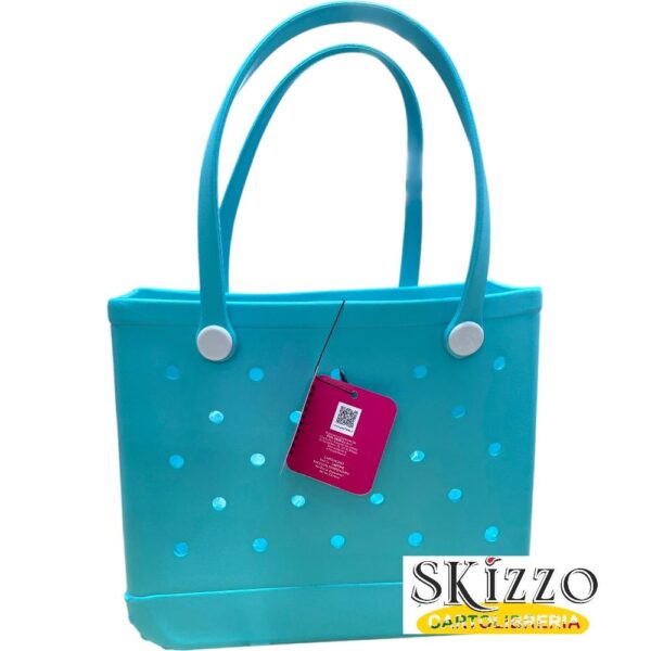 borsa in eva tintaunita clik con pins