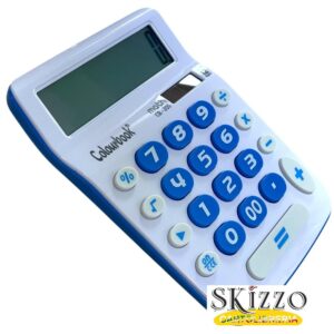 calcolatrice da tavolo cb-205 colourbook con tasti grandi
