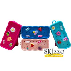astuccio baulotto silicone tintaunita clik con pins