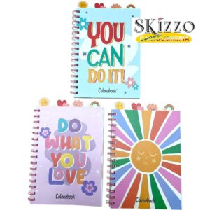notebook good vibes colourbook