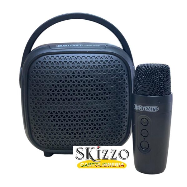 cassa e microfono wireless bontempi
