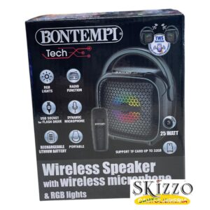 cassa e microfono wireless bontempi