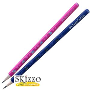 matita triangolare hb faber-castell dinosauri unicorni