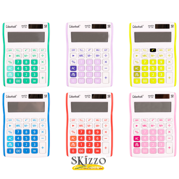 cb-210 calcolatrice da tavolo cb-210 colourbook