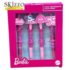 set 4 penne barbie mattel