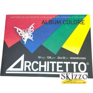 album cartoncini colorati architetto