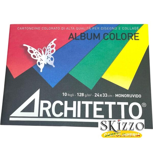 album cartoncini colorati architetto