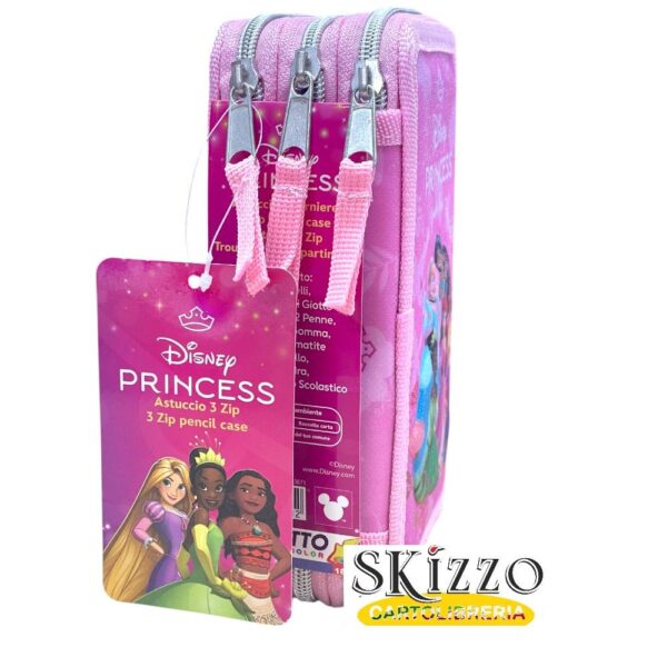 astuccio 3 zip completo in offerta disney marvel stitch