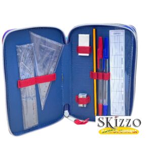 astuccio 3 zip completo in offerta disney marvel stitch