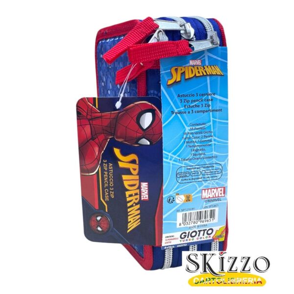 astuccio 3 zip completo in offerta disney marvel stitch