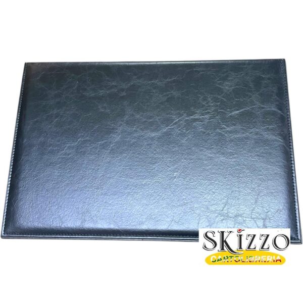set da scrivania ecopelle nera brons