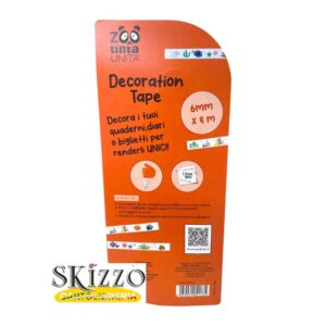 NASTRO DECORATIVO DECORATION TAPE TINTAUNITA ZOO FRUIT COLLECTION